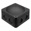 Wiska 0110404 COMBI 308/221 Black Polypropylene Weatherproof Junction Box