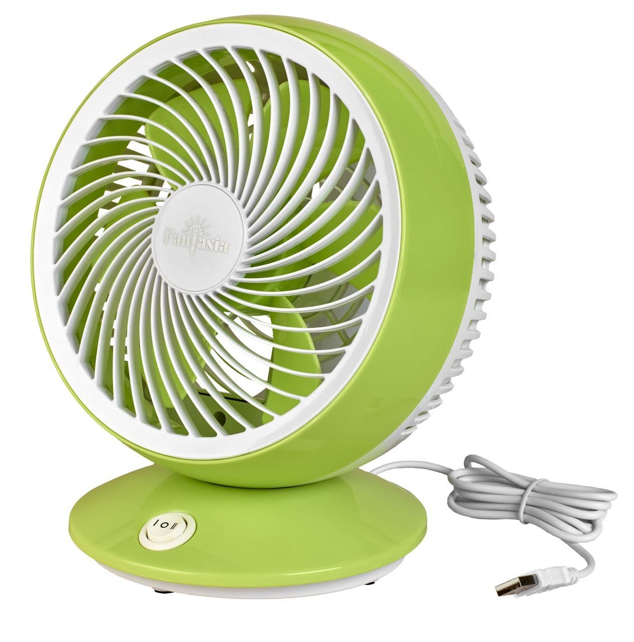 Fantasia 119722 USB 6" Desk Fan in Green