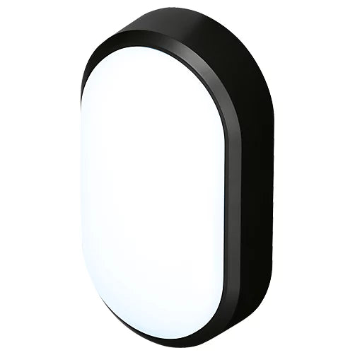 4lite Pylus Oval Bulkhead Black IP54 CCT