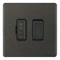 Selectric 5MLUS-12-28 Dark Bronze 1G 13A Fused Connection Unit Switched