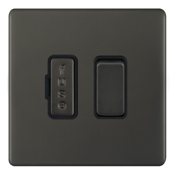 Selectric 5MLUS-12-28 Dark Bronze 1G 13A Fused Connection Unit Switched