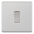 Selectric 5MPLUS-701 Satin Chrome White Insert 1G 10A Light Switch