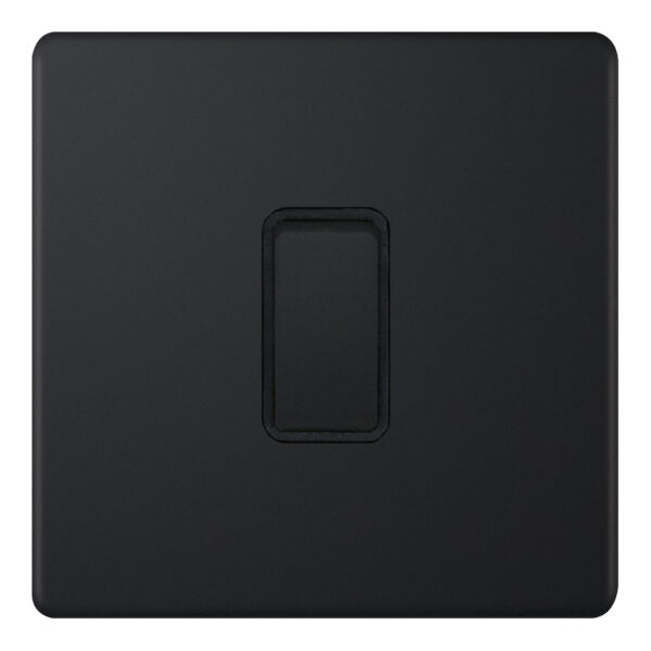 Selectric 5MPLUS-801 Matt Black 1G 10A Light Switch