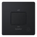 Selectric 5MPLUS-808 Matt Black 1G 3 Pole Fan Isolator Switch