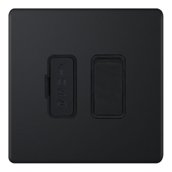 Selectric 5MPLUS-828 Matt Black 13A Fused Connection Unit