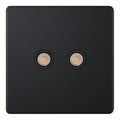Selectric 5MPLUS-834 Matt Black 2G TV Socket