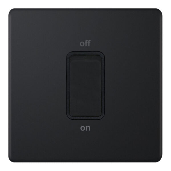 Selectric 5MPLUS-847 Matt Black 1G 45A Cooker Switch