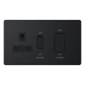 Selectric 5MPLUS-849 Matt Black 45A Cooker Unit With 13A Switched Socket