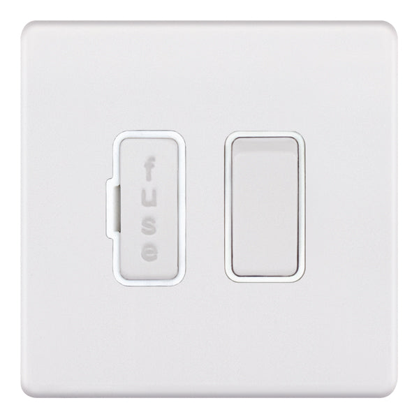 Selectric 5MPLUS-928 Matt White White Insert 13A Fused Connection Unit
