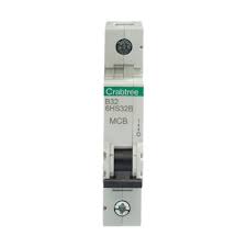 Crabtree 6HS32B Loadstar MCB SP Type B 32A 10kA