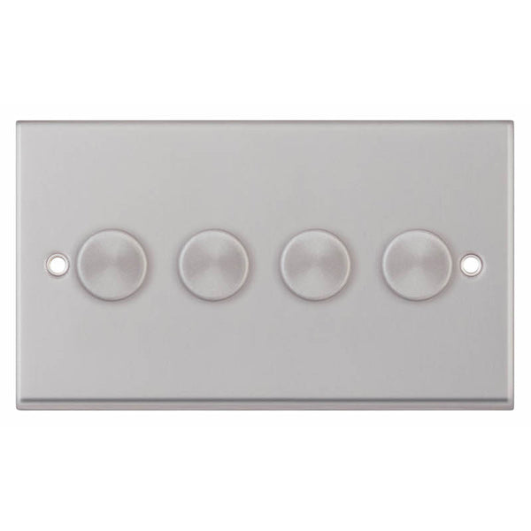 Selectric 7MPRO-167 Satin Chrome 4G 2 Way Dimmer Switch 5/100W