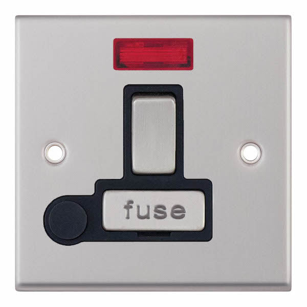Selectric 7MPRO-230 13A Fused Connection Unit With Neon and Flex Outlet DP