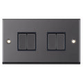 Selectric 7MPRO-404 Black Nickel Black Inserts 10A Light Switch