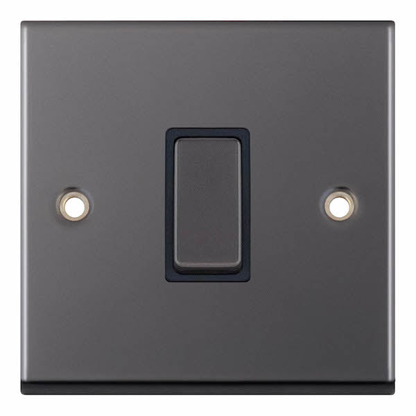 Selectric 7MPRO-407 Black Nickel Black Inserts 1G 10A Intermediate Light Switch
