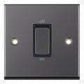Selectric 7MPRO-447 Black Nickel Black Insert 1G 45A Cooker Switch