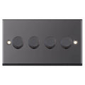 Selectric 7MPRO-467 Black Nickel Black Insert 4G Dimmer Switch 5/100W