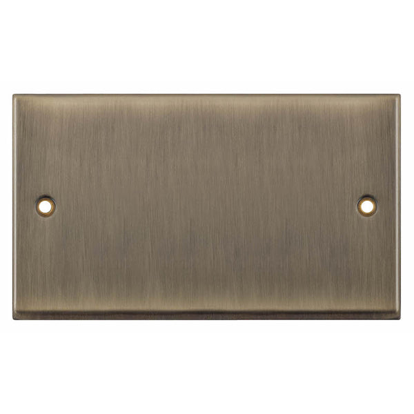 Selectric 7MPRO-643 Antique Brass 2G Blanking Plate