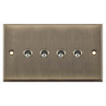 Selectric 7MPRO-677 Antique Brass 4G 10A Toggle Switch