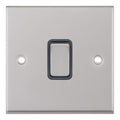Selectric 7MPRO-715 Satin Chrome Grey Inserts 20A DP Switch