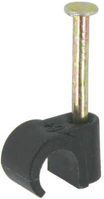 Black Round Clips 9.0mm (Box 100)