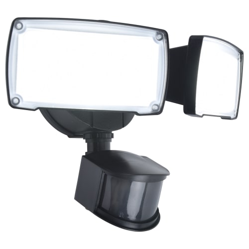 Lutec CHIMERA Floodlight with PIR Adjustable Time & Distance Settings IP54