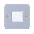 Deligo Metal Clad Light Switch 2G 2 Way