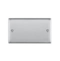 BG Nexus Metal Brushed Steel - 2G Blanking Plate