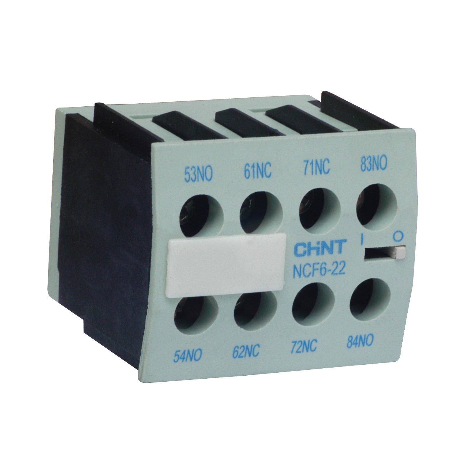 Chint Head Mount Aux. Block, 4 N/O Contacts