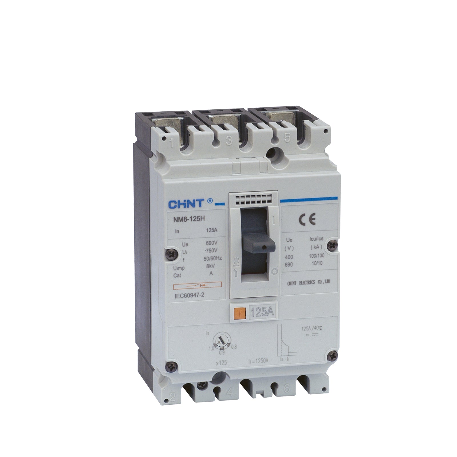 Chint 40A 3P Adjustable Thermal 50kA MCCB