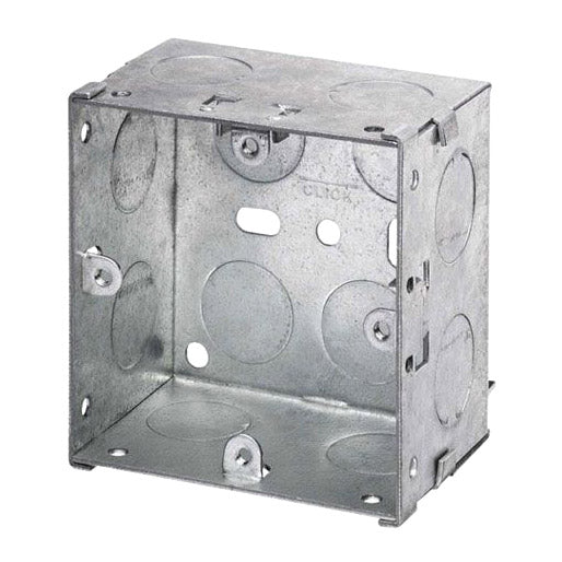 25mm Metal 1 Gang Back Box