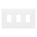 Selectric SGRID360-169 3 Aperture Modular Plate – Smooth