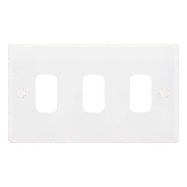 Selectric SGRID360-169 3 Aperture Modular Plate – Smooth