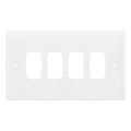 Selectric SGRID360-170 4 Aperture Modular Plate – Smooth
