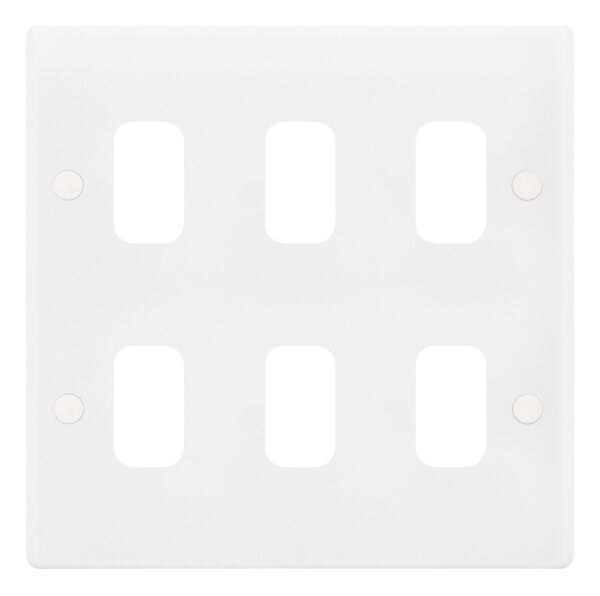 Selectric SGRID360-171 6 Aperture Modular Plate – Smooth