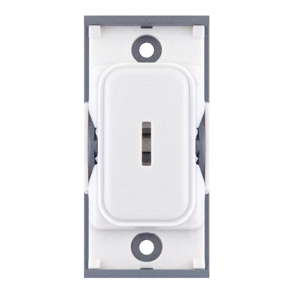 Selectric SGRID360-4 10 Amp DP Key Switch Module – White with White Insert