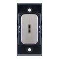 Selectric SGRID360-50 20 Amp DP 1 Way Key Switch – Satin Chrome with Black Insert