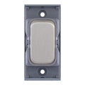 Selectric SGRID360-56 10 Amp 2 Way Modular Switch – Satin Chrome with Grey Insert