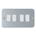 Chint 4G 2 Way Light Switch Metal Clad
