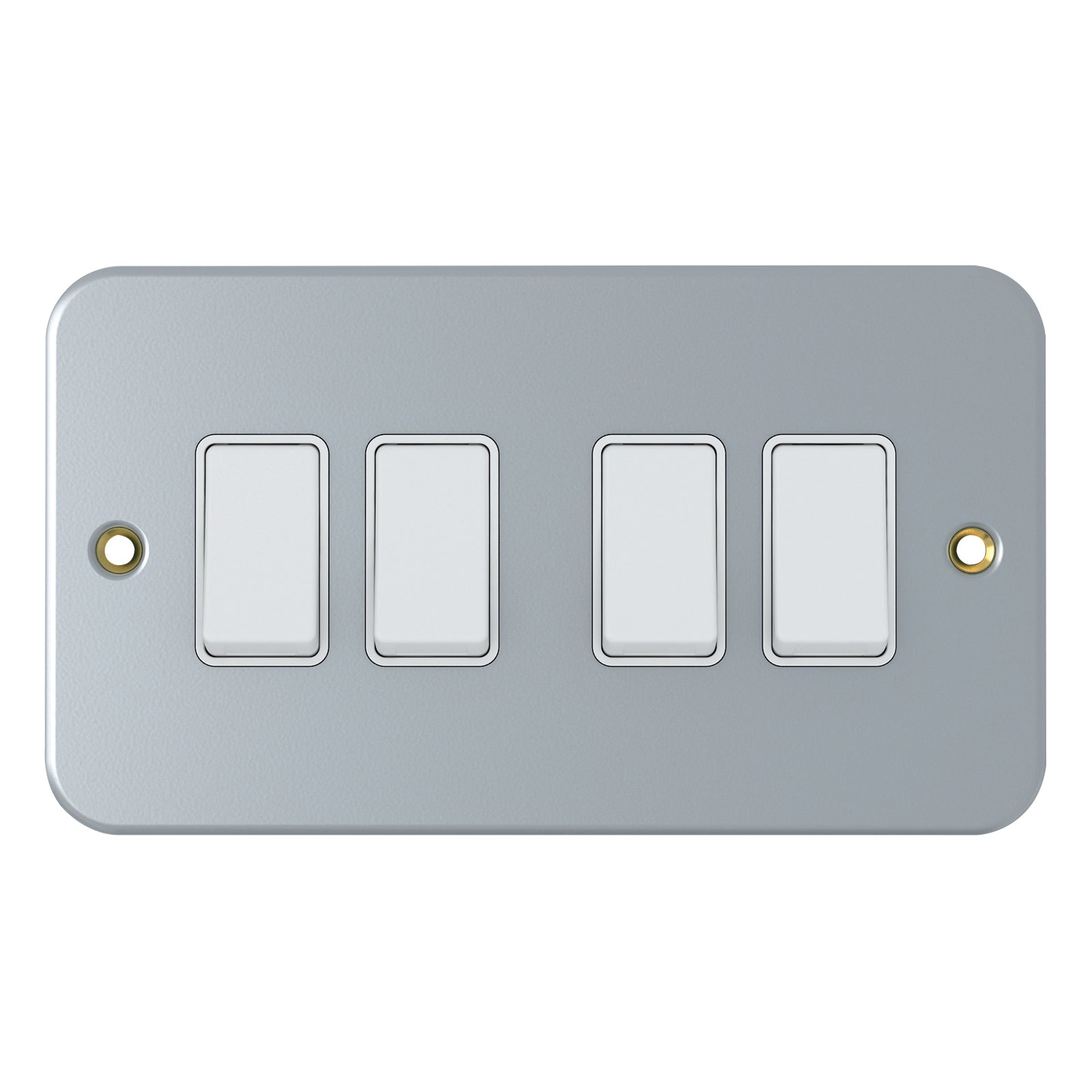 Chint 4G 2 Way Light Switch Metal Clad