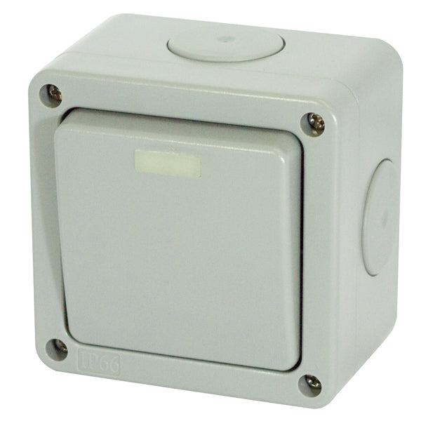 Selectric 10A 1G 2 Way Outdoor Switch IP66