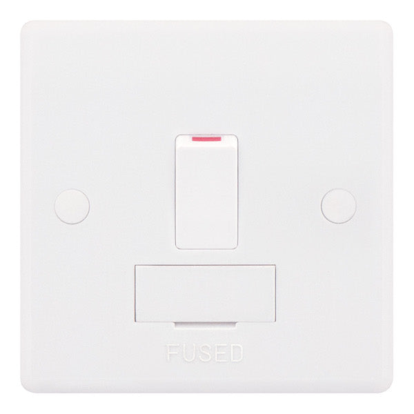 Selectric Smooth White - 13A Fused Connection Unit White