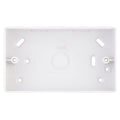 Selectric Smooth 2 Gang 30mm Box ABS