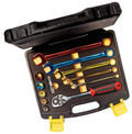C.K Sure Drive 12 Piece Coloured Socket & Spanner set 3/8" Drive