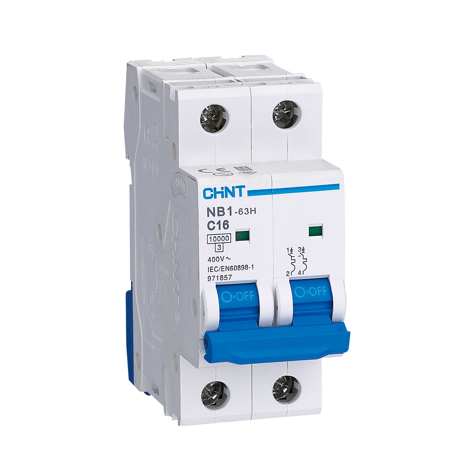 Chint 63A 2 Pole C Curve DC250V Solar MCB