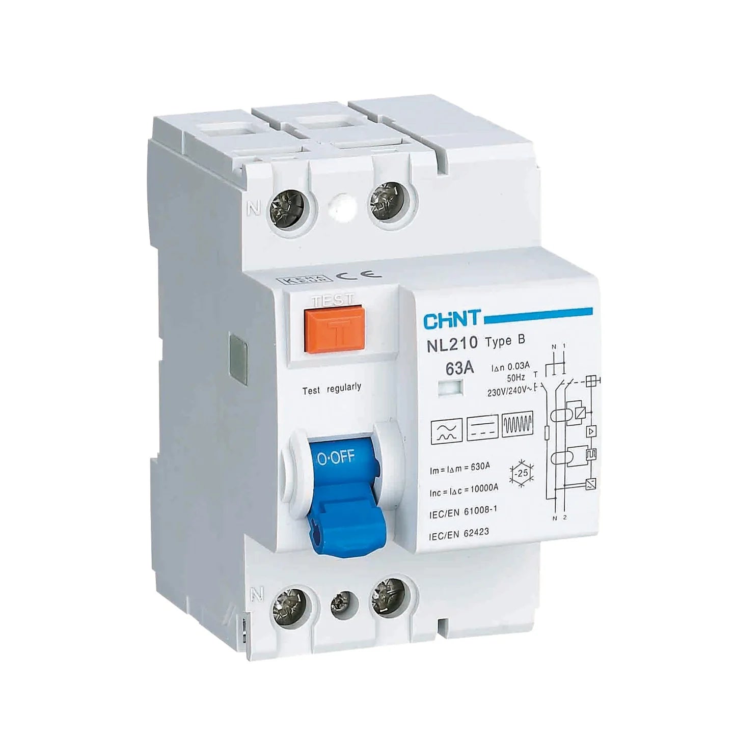 Chint 63A 4P 300mA Type B 10KA RCD