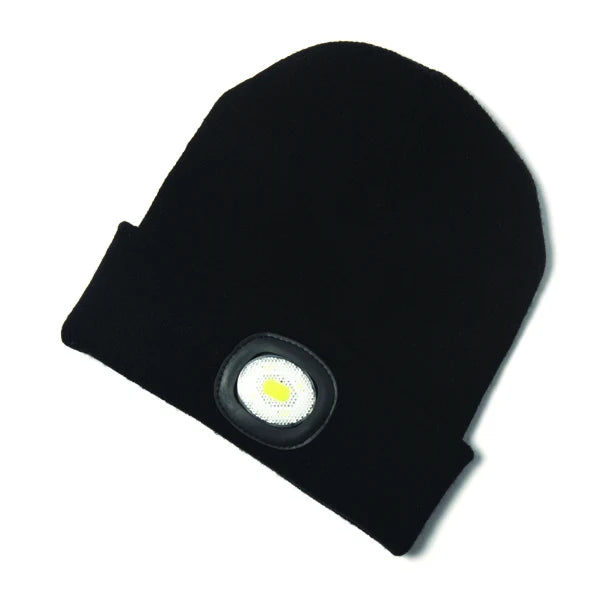 C.K Beanie Hat & Head Torch 80 Lumens