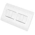 Click Scolmore - Light Switch 10A 6G 2 Way