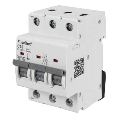 FuseBox MT10C323 Triple Pole Type C MCB 32A 10kA