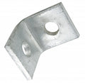 Deligo Galvanised Channel Brackets 90° 1x1 Hole 48 x 50mm