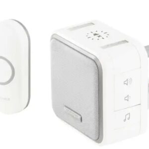 Honeywell DC311NBS Wireless Plug In Door Chime Kit 4 Tunes in White